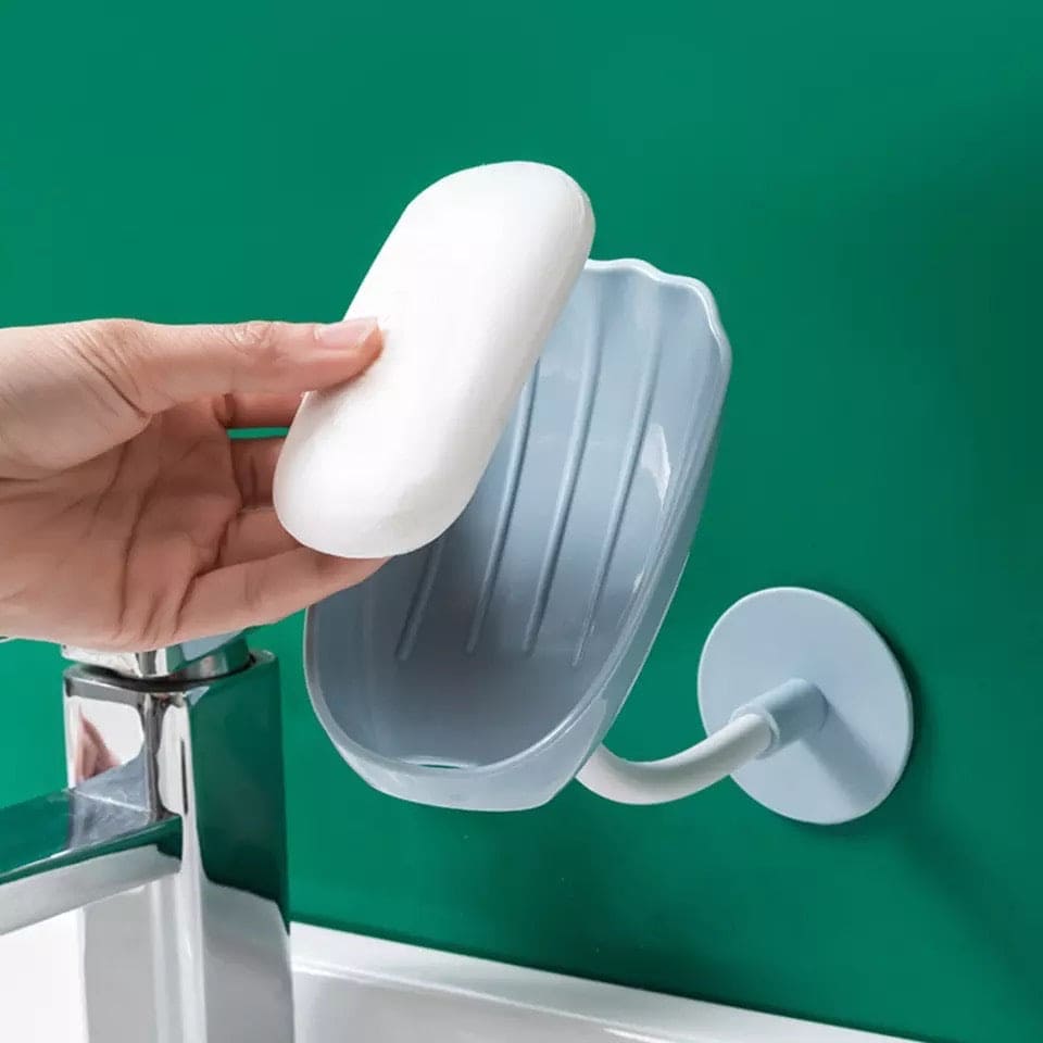 Wall Mounted Sea Shell Soap Holder, Drain Rack Soap Box, Perforated Free Standing Suction Cup, Creative Soap Dish Holder, Self Adhesive Drain Soap Rack, Easy Cleaning Soap Box For Bathroom Wall Mounted Sea Shell Soap Holder, Drain Rack Soap Box, Perforated Free Standing Suction Cup, Creative Soap Dish Holder, Self Adhesive Drain Soap Rack, Easy Cleaning Soap Box For Bathroom